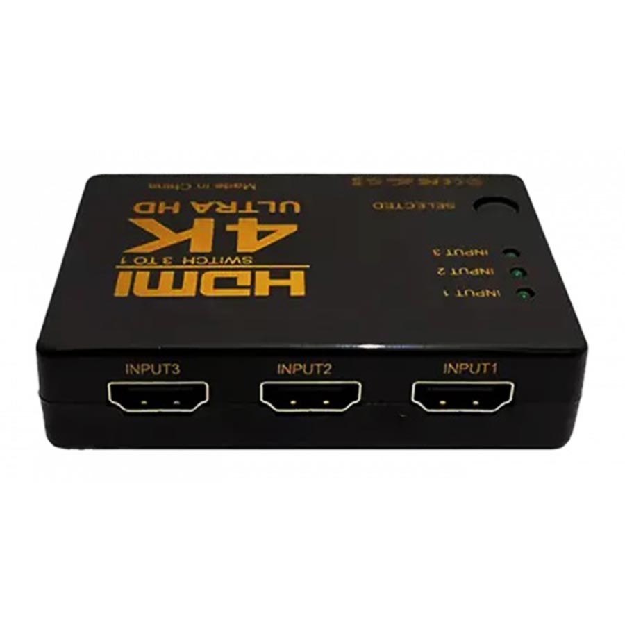 D-Net 3-Port HDMI 4K Switch سوییچ 3 پورت HDMI 4K دی نت