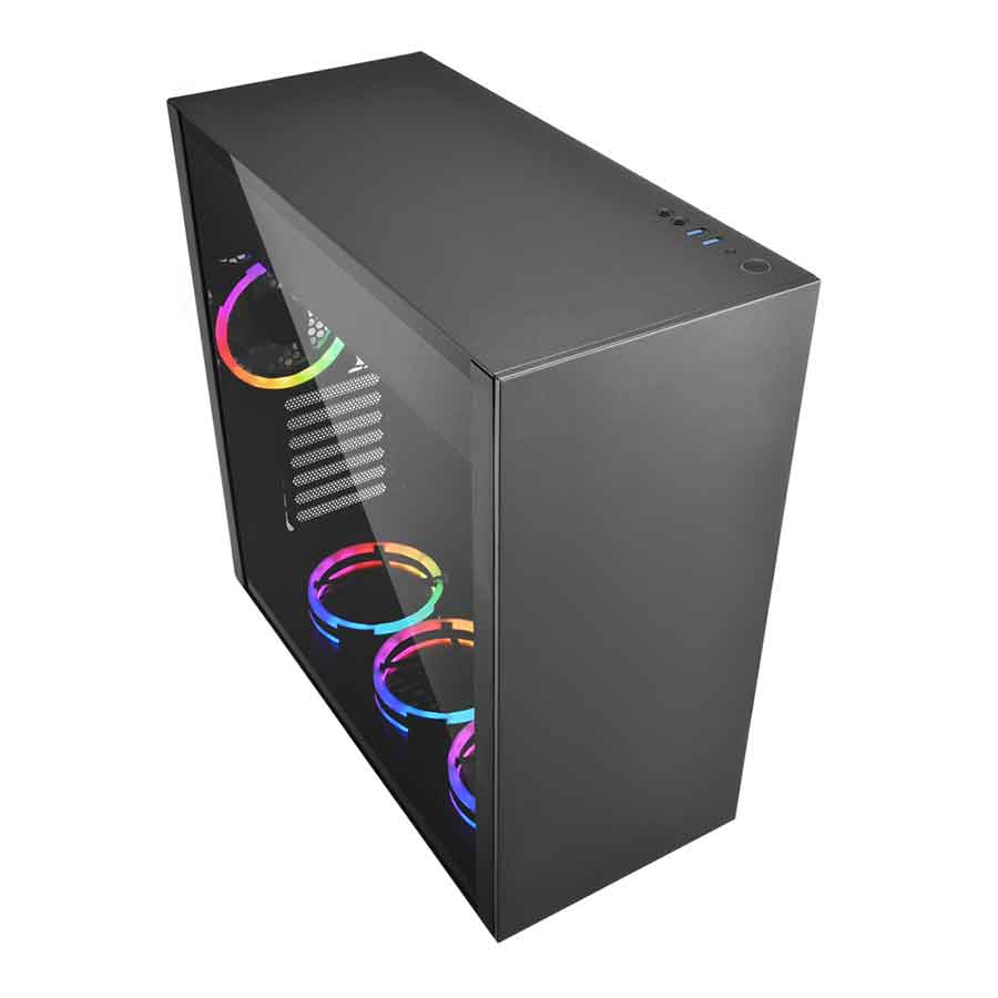 کیس شارکن مدل PURE STEEL RGB BLACK