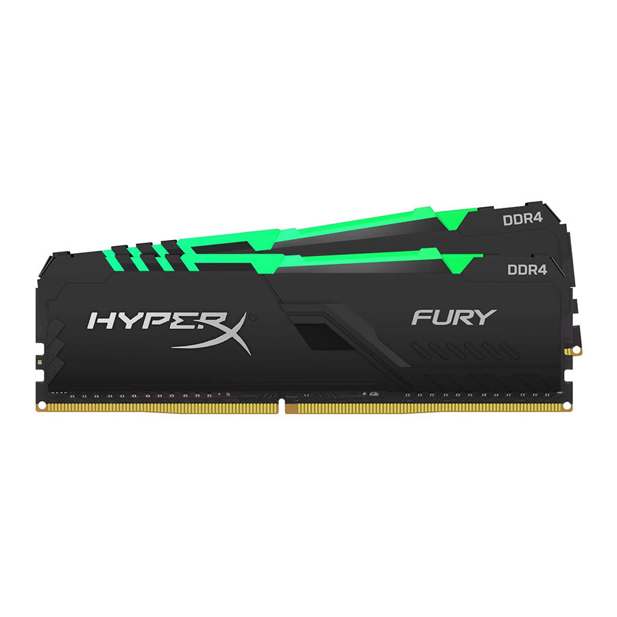 رم کینگستون HyperX FURY RGB 32GB 16GBx2 3200MHz CL16