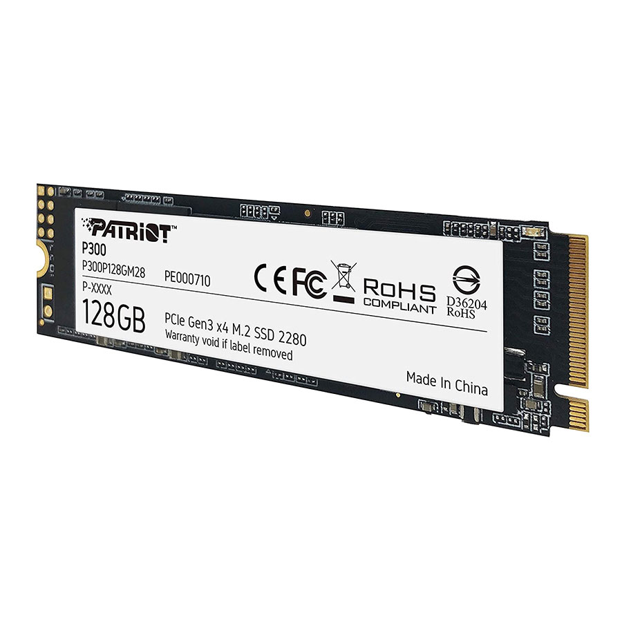 اس اس دی 128 گیگابایت پاتریوت مدل P300 M.2 PCIe Gen 3 x4