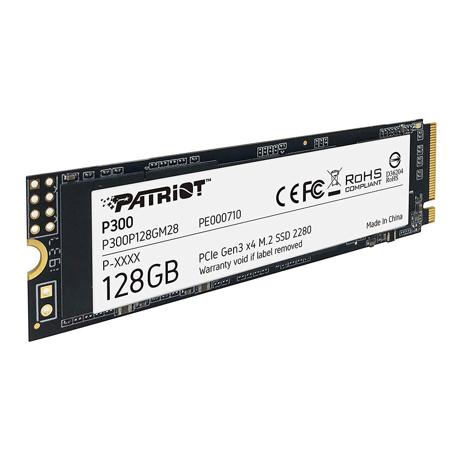 اس اس دی 128 گیگابایت پاتریوت مدل P300 M.2 PCIe Gen 3 x4