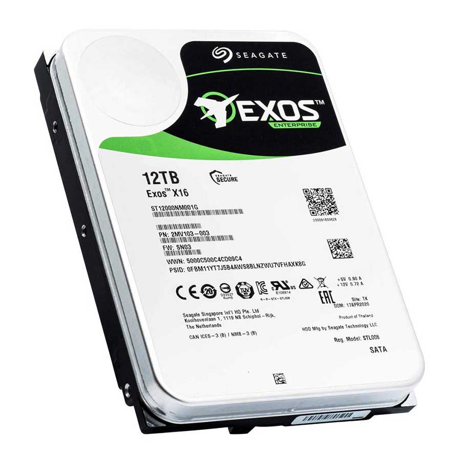 هارد اینترنال 12 ترابایت سیگیت مدل Exos X16 ST12000NM001G