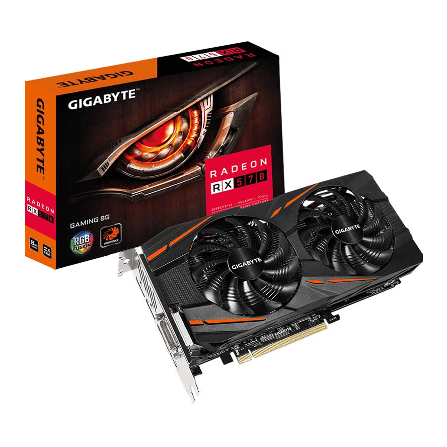 کارت گرافیک گیگابایت مدل Radeon RX570 GAMING 8G