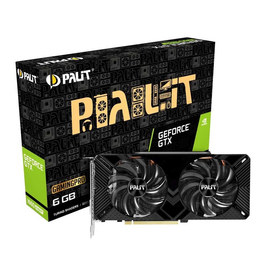 کارت گرافیک پلیت مدل GeForce GTX 1660 SUPER GP 6GB GDDR6