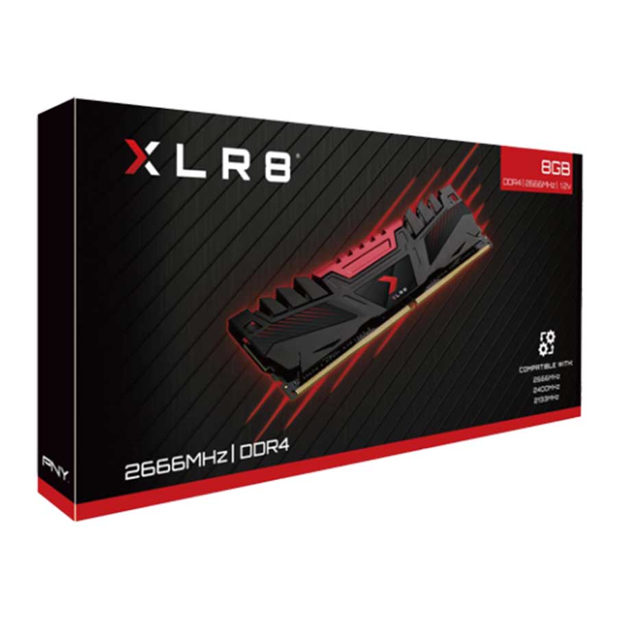 رم پی ان وای مدل xlr8 8GB 2666Mhz DDR4