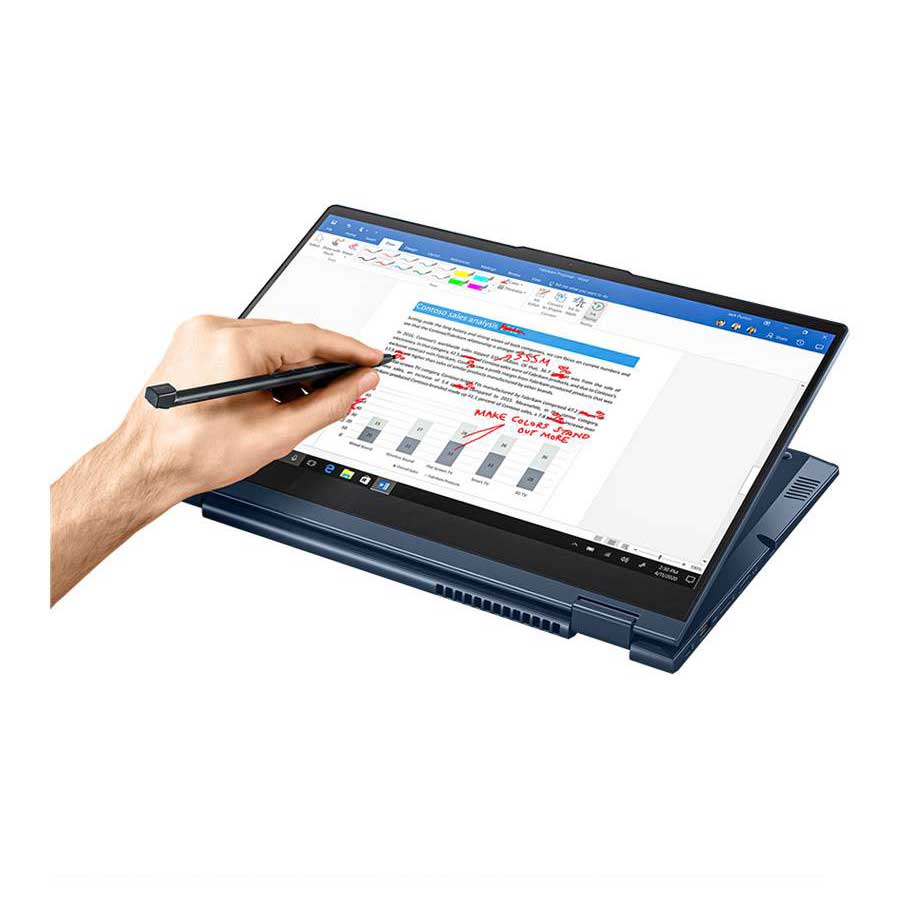 لپ تاپ 14 اینچ لنوو ThinkBook 14s Yoga Core i7 1165G7/512B SSD/16GB/Iris Xe 4GB