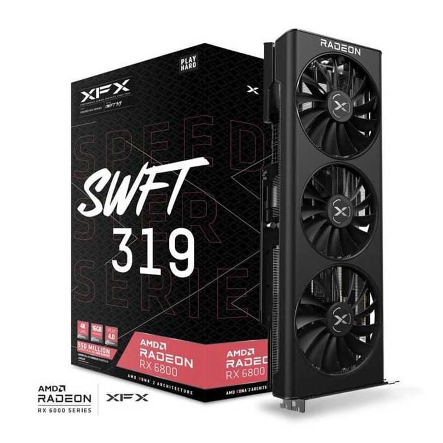 کارت گرافیک ایکس اف ایکس Speedster SWFT 319 AMD Radeon RX6800