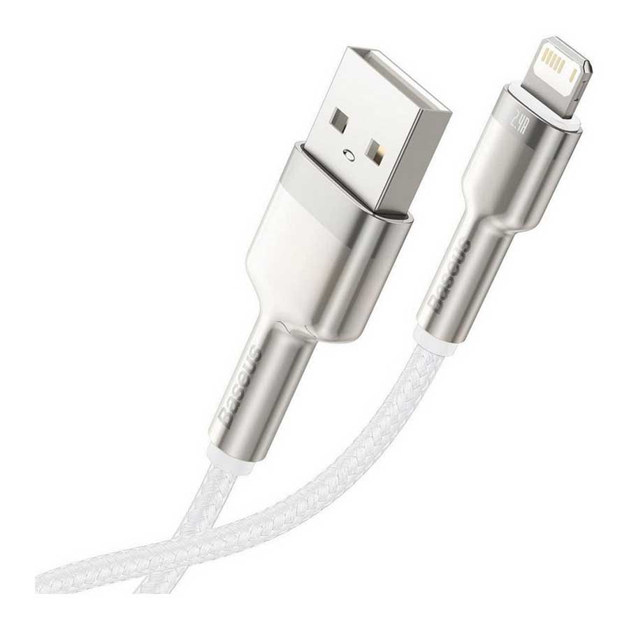 کابل  2 متری تبدیل USB به لایتنینگ باسئوس مدل Cafule CALJK-B02