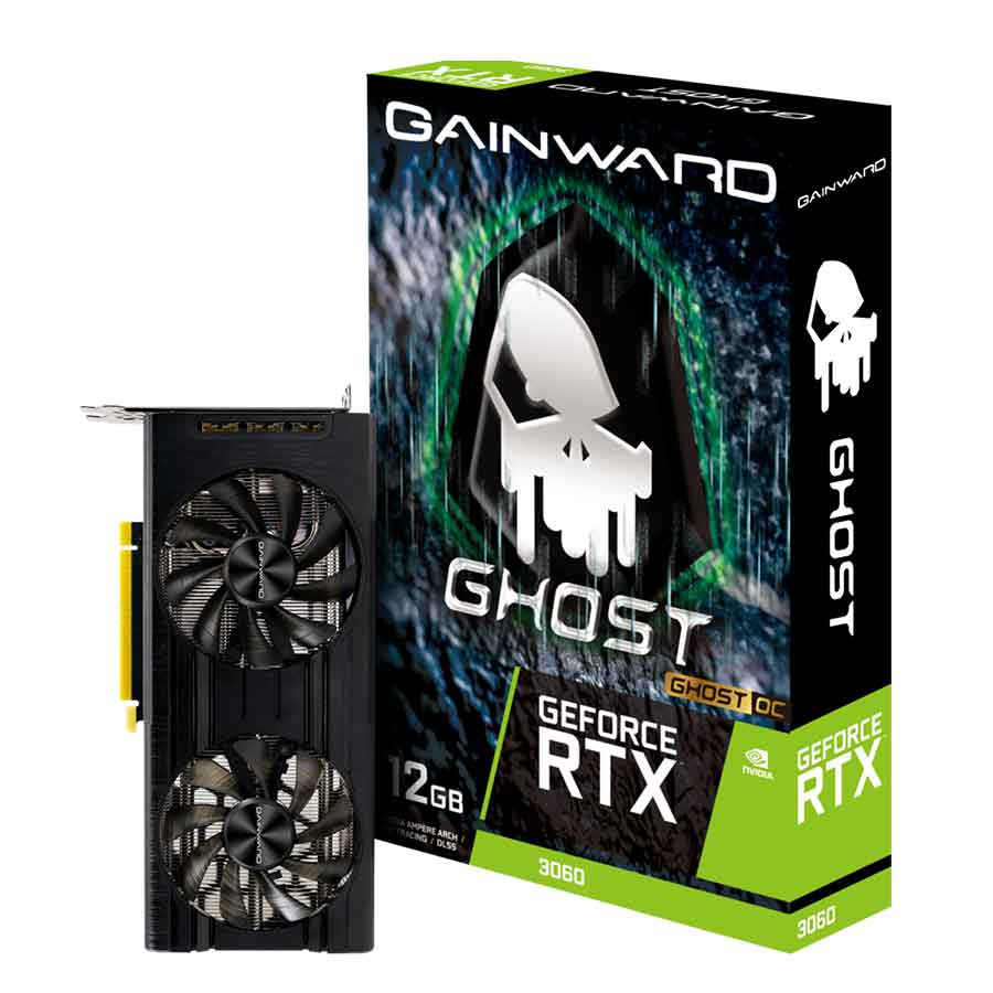 کارت گرافیک گینوارد مدل GeForce RTX3060 Ghost OC 12GB LHR