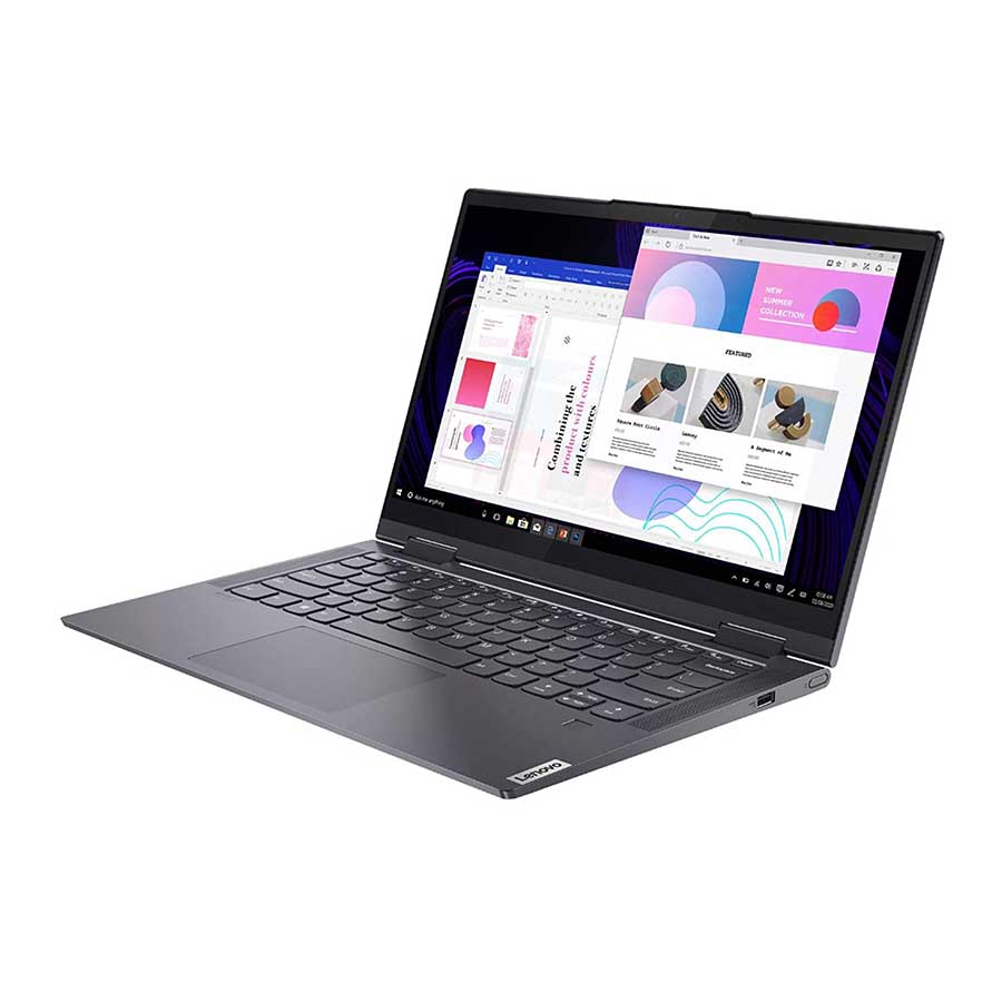 لپ تاپ 14 اینچ لنوو Yoga 7-A Core i7 1165G7/512GB SSD/12GB/Intel