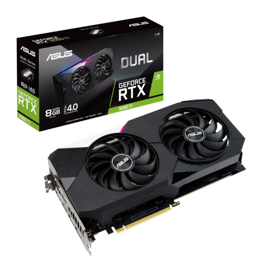 کارت گرافیک ایسوس Dual GeForce RTX3060 Ti V2