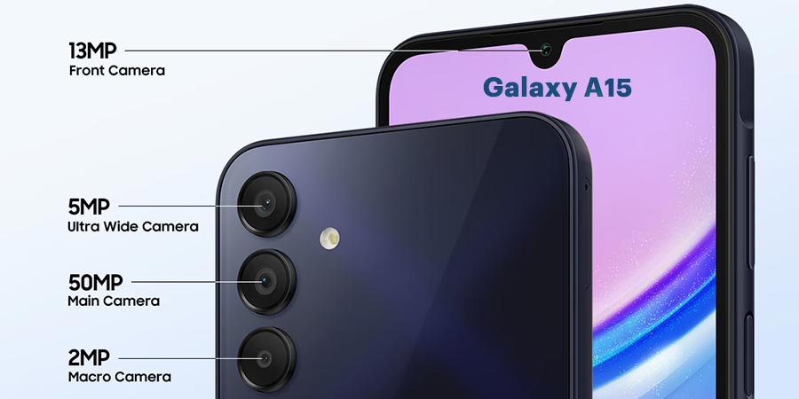 مشخصات دوربین گوشی سامسونگ Galaxy A15