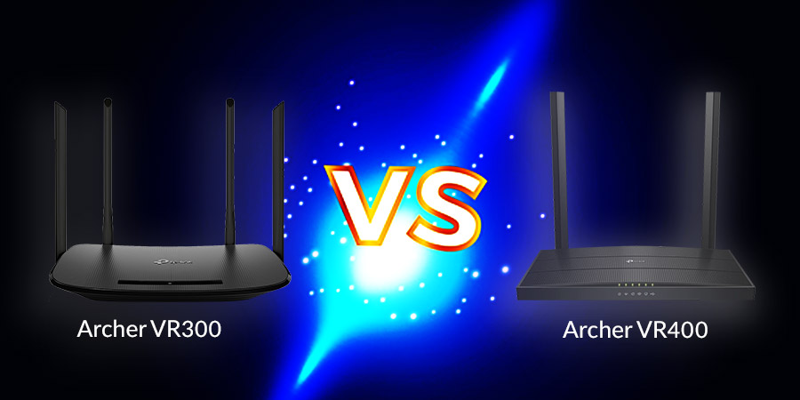 مقایسه مودم روتر ADSL/VDSL تی پی لینک Archer VR300 و Archer VR400