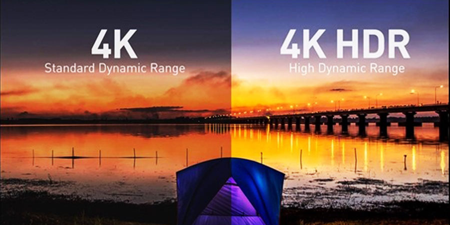 تفاوت 4K معمولی و 4K HDR