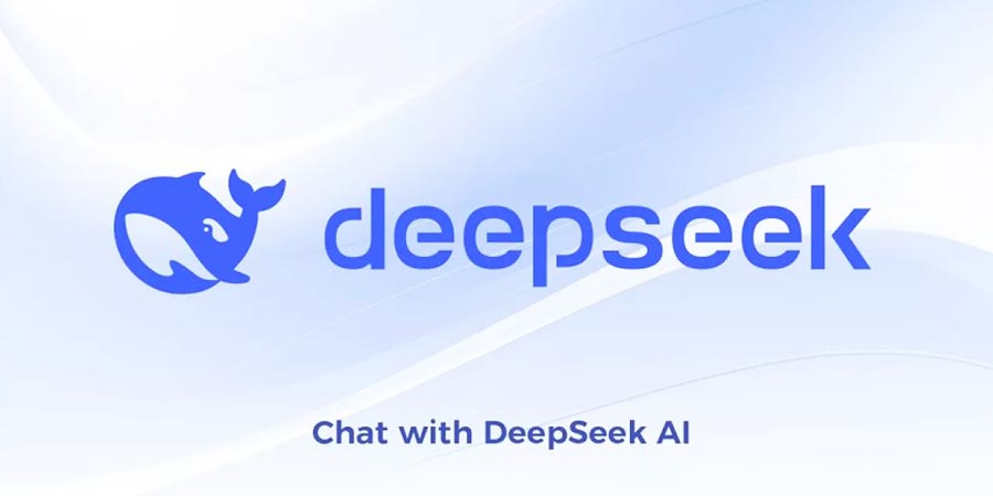 بنر چت هوش مصنوعی DeepSeek