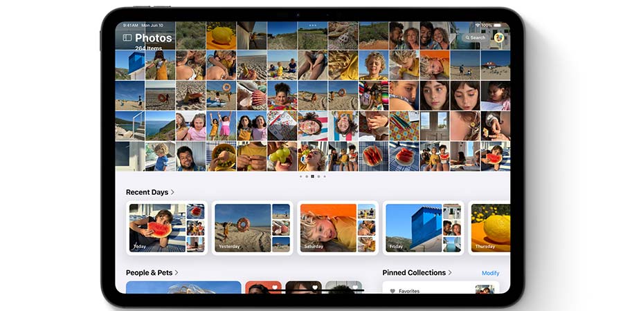 photos در iPadOS 18