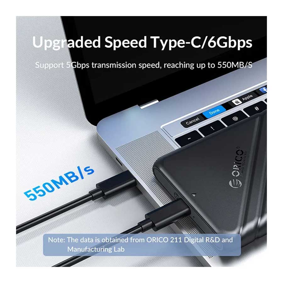 باکس هارد 2.5 اینچ USB-C اوریکو مدل 25PW1