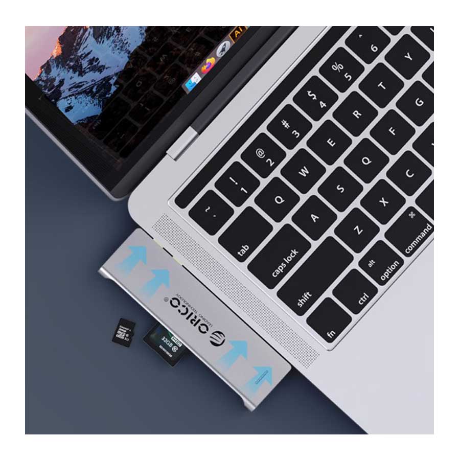 هاب و داک استیشن USB-C هشت پورت اوریکو مدل 2CT-8HR