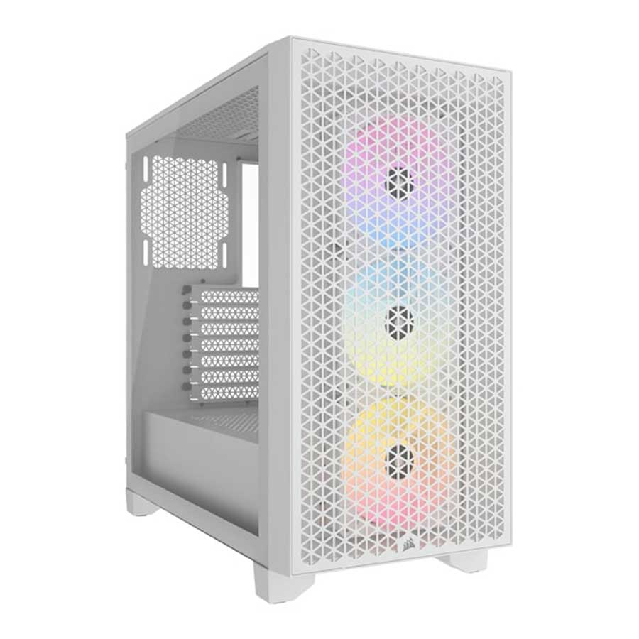 کیس کامپیوتر کورسیر مدل 3000D RGB AIRFLOW White