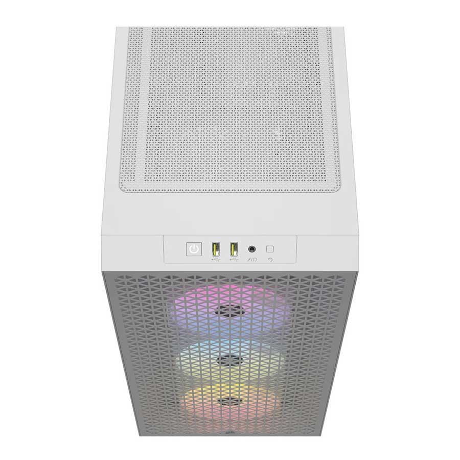 کیس کامپیوتر کورسیر مدل 3000D RGB AIRFLOW White