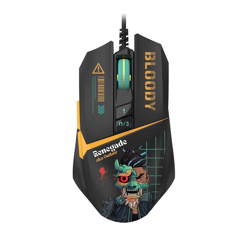 BLOODY W63 Max ماوس گیمینگ باسیم ای فورتک مدل BLOODY W63 Max