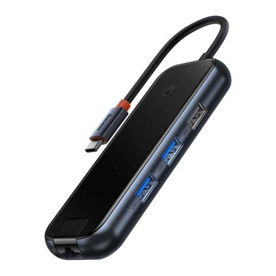 هاب USB-C شش پورت بیسوس مدل AcmeJoy WKJZ010313