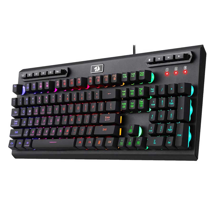 کیبورد گیمینگ باسیم ردراگون مدل Aditya K513 RGB