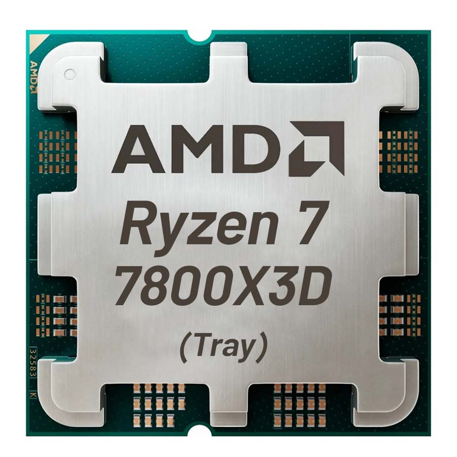 سی پی یو بدون باکس ای ام دی مدل Ryzen 7 7800X3D