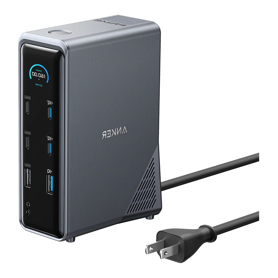 Anker Prime A83B6 USB-C 14-in-1 160W Docking Station هاب و داک استیشن USB-C چهارده پورت انکر