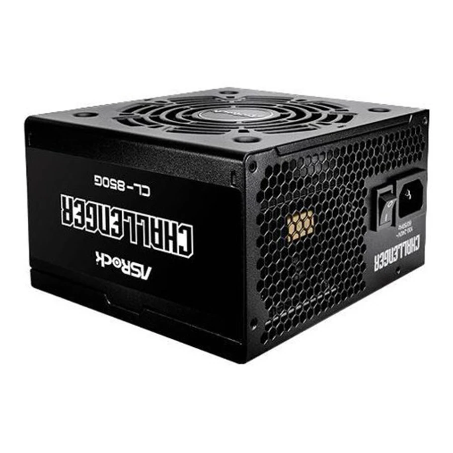 Asrock Challenger CL-850G 850W ATX 3.1 80PLUS Gold Non Modular PSU پاور کامپیوتر 850 وات غیر ماژولار ازراک