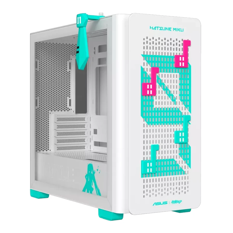 Asus A23 Hatsune Miku Edition Micro Tower Computer Case کیس کامپیوتر ایسوس