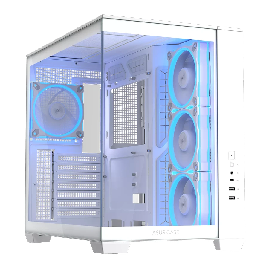 Asus A32 PLUS White Mid-Tower Computer Case کیس کامپیوتر ایسوس