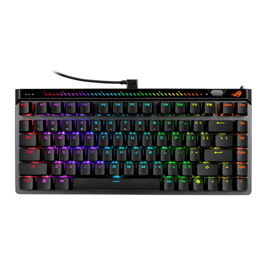 Asus M705 ROG FALCHION ACE 75HE 90MP047H-BKCA00 Wired Mechanical Gaming Keyboard کیبورد گیمینگ باسیم ایسوس