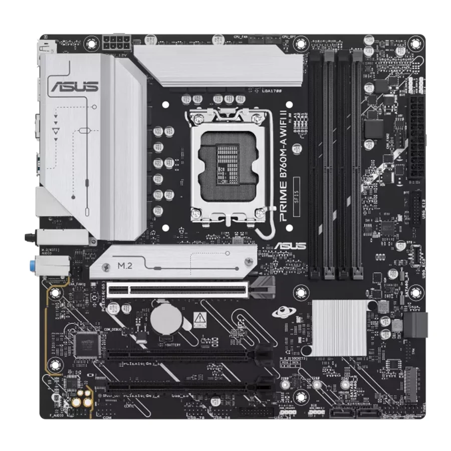 ASUS Prime B760M-A WIFI II ARGB DDR5 Micro-ATX LGA1700 Motherboard مادربرد ایسوس