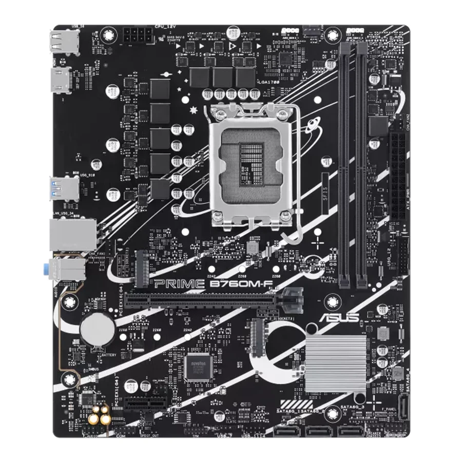 ASUS PRIME B760M-F DDR5 micro-ATX LGA1700 Motherboard مادربرد ایسوس