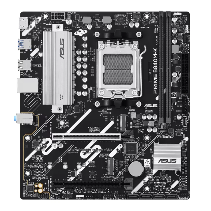 ASUS Prime B840M-K DDR5 Micro-ATX AM5 Motherboard مادربرد ایسوس