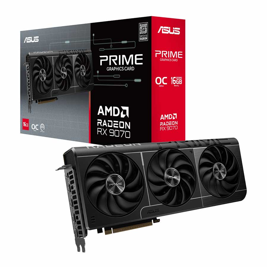 کارت گرافیک ایسوس مدل PRIME-RX9070-O16G