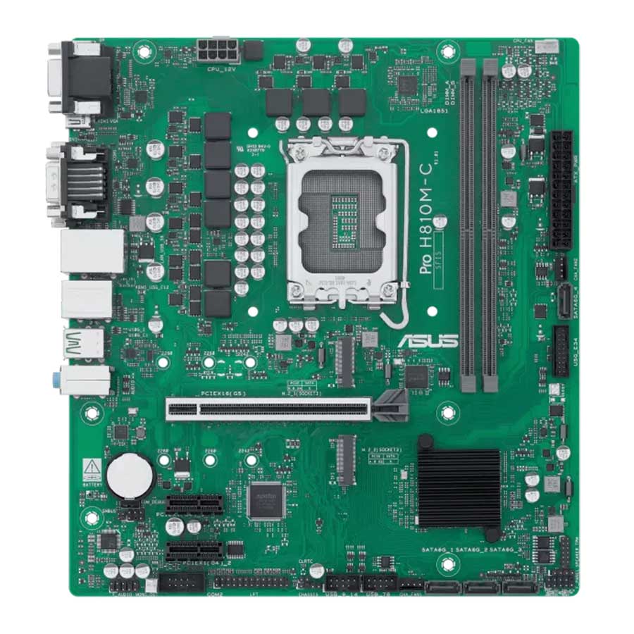 Pro H810M-C-CSM DDR5 مادربرد ایسوس مدل Pro H810M-C-CSM DDR5