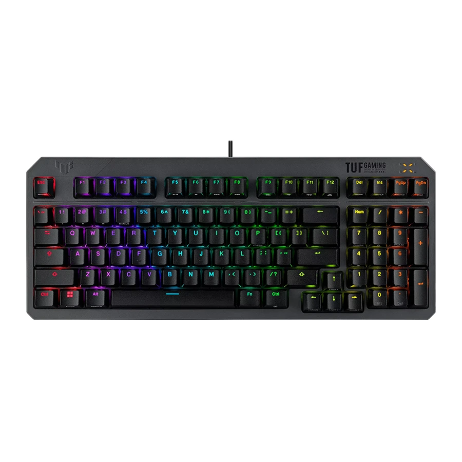 Asus RA07 TUF K3 Gen II Optical Mechanical RGB Wired Gaming Keyboard کیبورد گیمینگ باسیم ایسوس