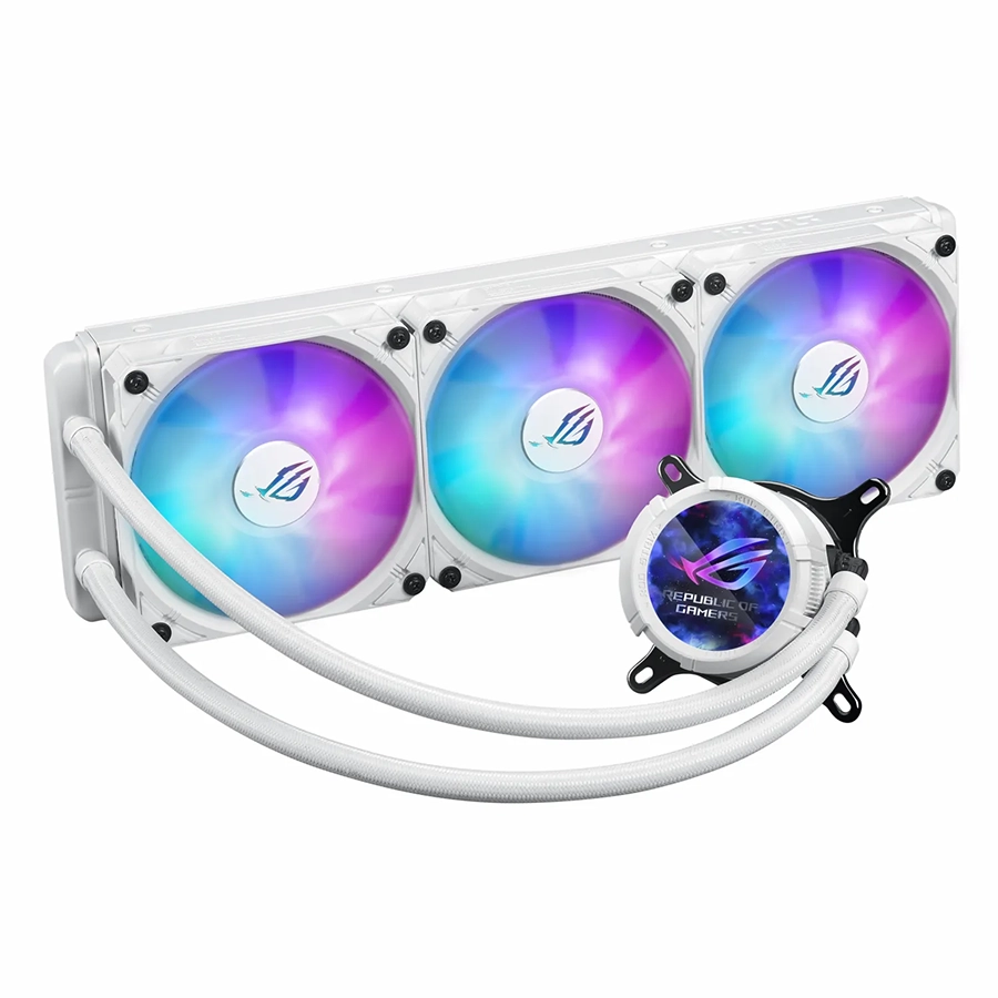 مدل ROG Strix LCD III 360 ARGB White Edition خنک کننده مایع پردازنده ایسوس مدل ROG Strix LCD III 360 ARGB White Edition