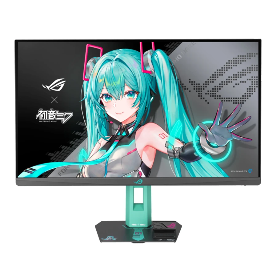 ASUS ROG Strix XG27ACMEG-G Hatsune Miku Edition 27Inch WQHD 1ms 260Hz Fast IPS Monitor مانیتور 27 اینچ ایسوس