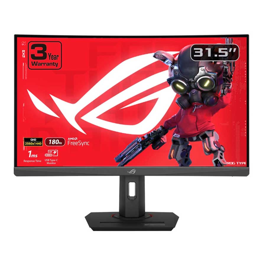 ASUS ROG Strix XG32WCS مانیتور خمیده گیمینگ 32 اینچ ایسوس مدل ROG Strix XG32WCS