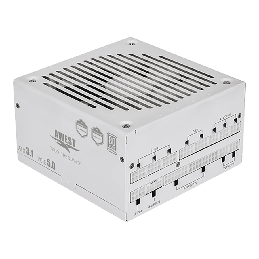 Awest AV1000-PTW V3 1000W پاور کامپیوتر 1000 وات تمام ماژولار اوست