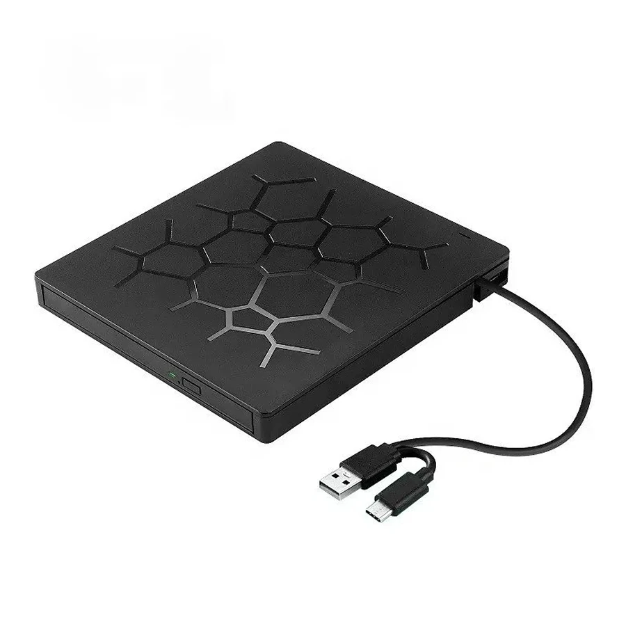 AXTROM CD/DVD DRIVE FULL HUB External DVD Drive With Card Reader دی وی دی رایتر اکسترنال با کارت ریدر آکستروم