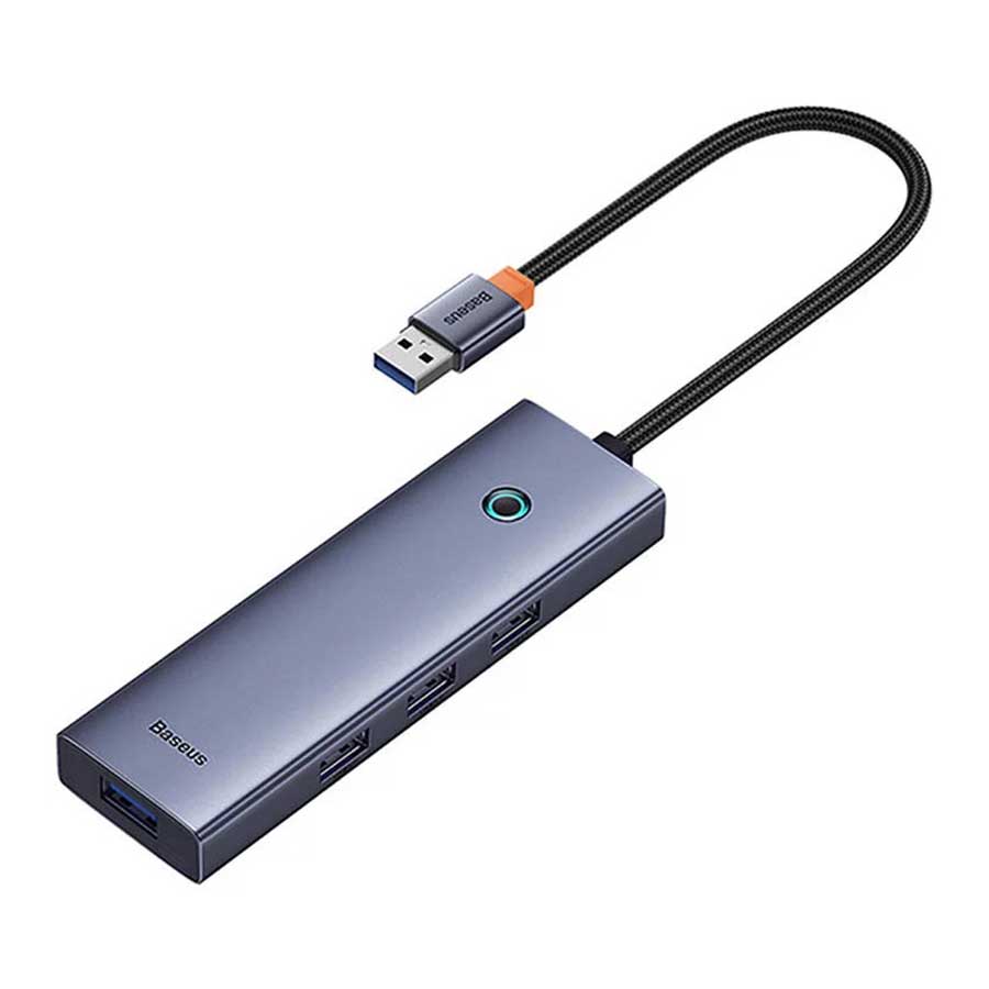 هاب USB 3.0 چهار پورت بیسوس مدل Flite B0005280A813-02