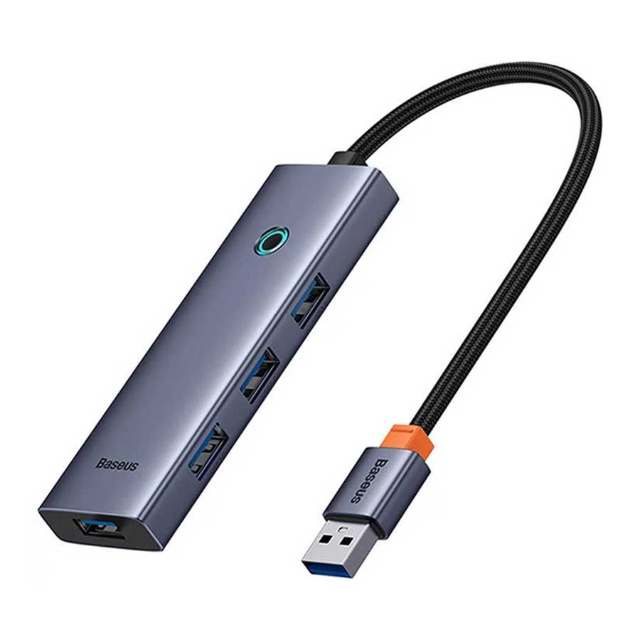 هاب USB 3.0 چهار پورت بیسوس مدل Flite B0005280A813-02