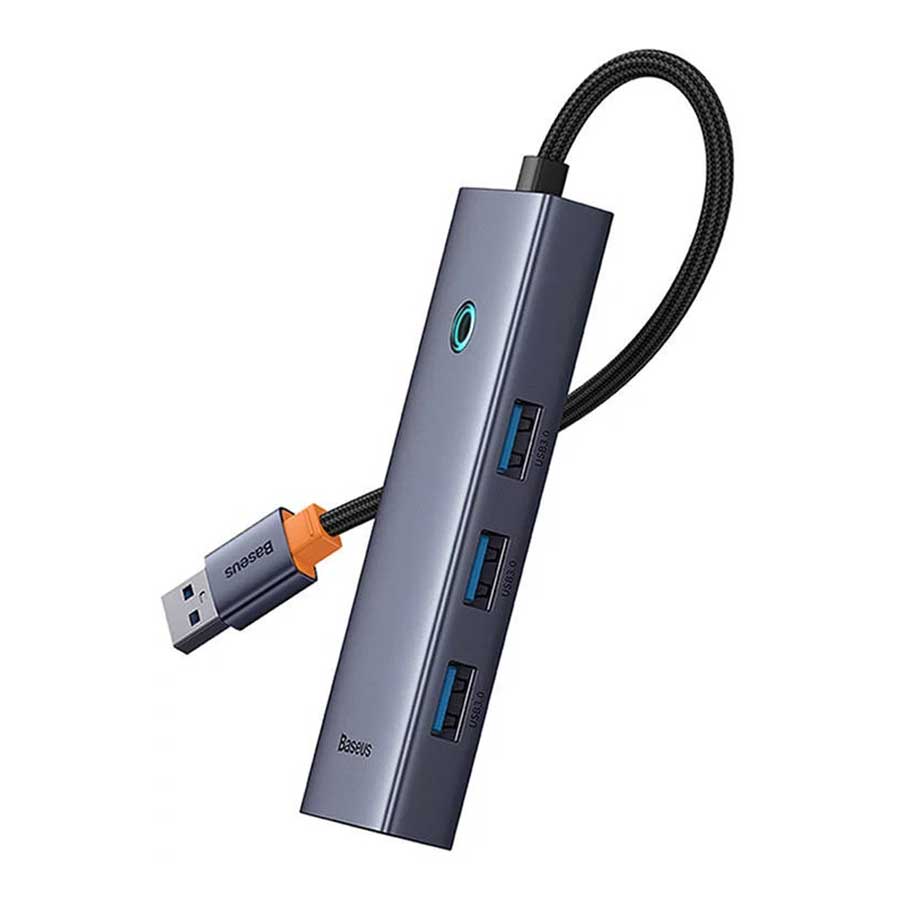 هاب USB 3.0 چهار پورت بیسوس مدل Flite B0005280A813-02