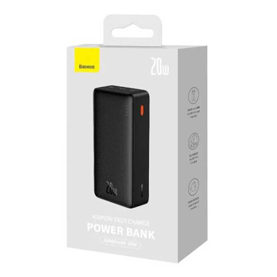 پاوربانک بیسوس مدل Airpow PPQD090101 20W ظرفیت 30000mAH