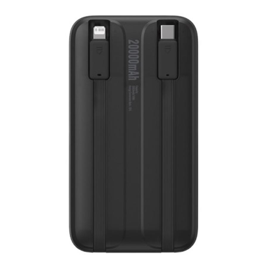 پاوربانک بیسوس Comet PPMD020101 22.5W ظرفیت 20000mAh دارای کابل متصل USB-C و لایتنینگ