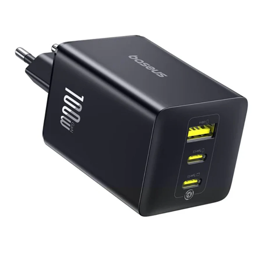 Baseus EnerFill FE11 100W 3-Port Quick Wall Charger شارژر دیواری 3 پورت بیسوس